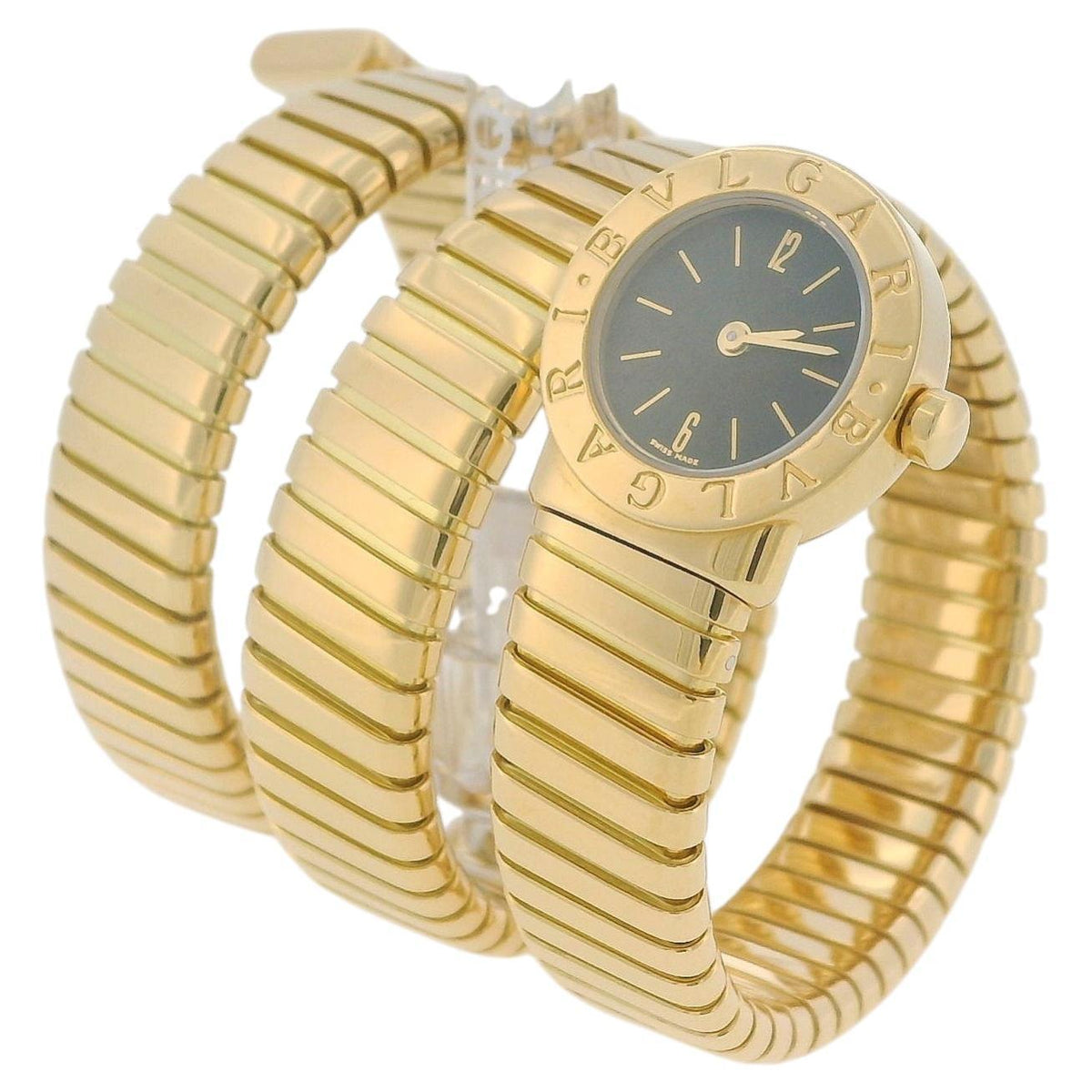 Bvlgari Serpenti Tubogas BB191T 18K Yellow Gold Ladies Watch