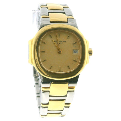 Patek Philippe Nautilus 4700/51 Ivory Dial Ladies Watch & Papers-1990