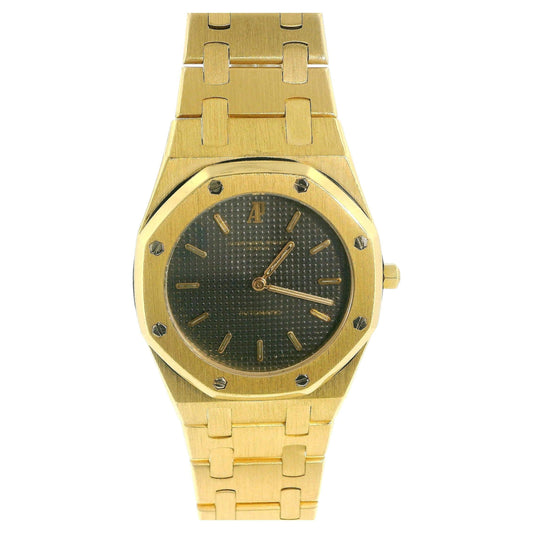 Audemars Piguet Royal Oak Gray Dial 18K Yellow Gold Watch