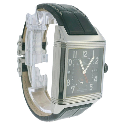 Jaeger LeCoultre 230.8.77 Reverso Squadra Hometime Watch W/Papers