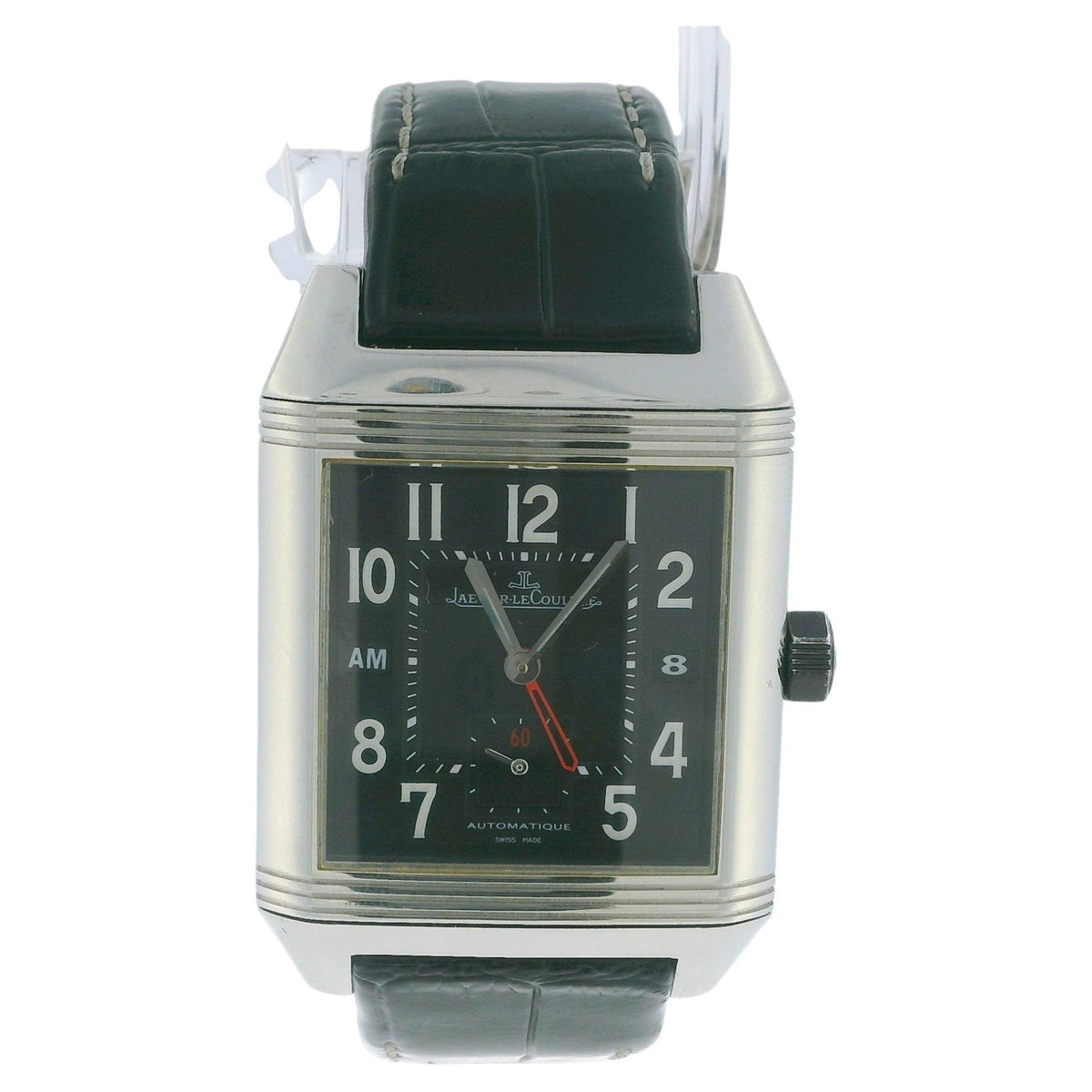 Jaeger LeCoultre 230.8.77 Reverso Squadra Hometime Watch W/Papers