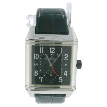 Jaeger LeCoultre 230.8.77 Reverso Squadra Hometime Watch W/Papers