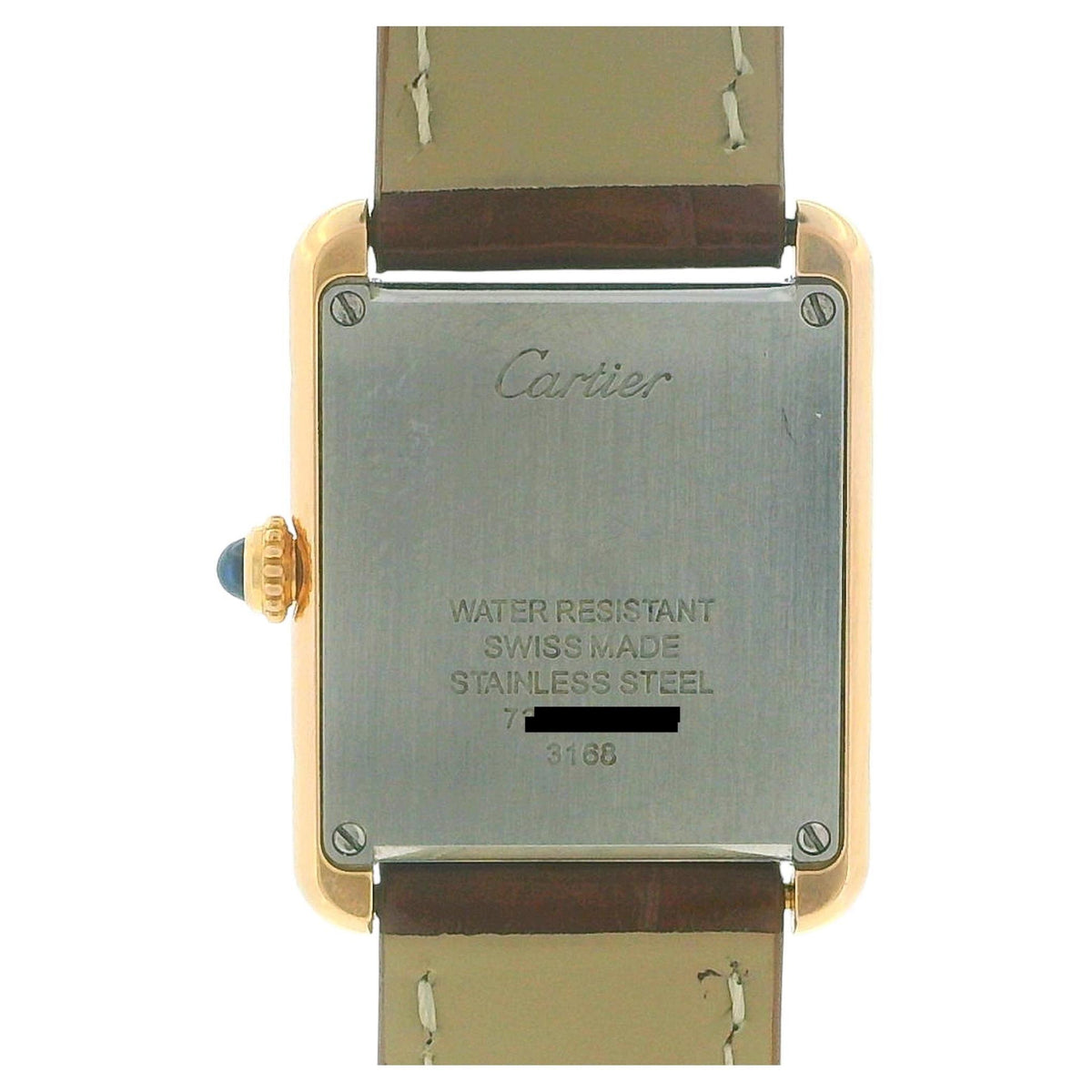 Cartier Tank Solo W5200024 18k Rose Gold Ladies Watch W/Papers 2016