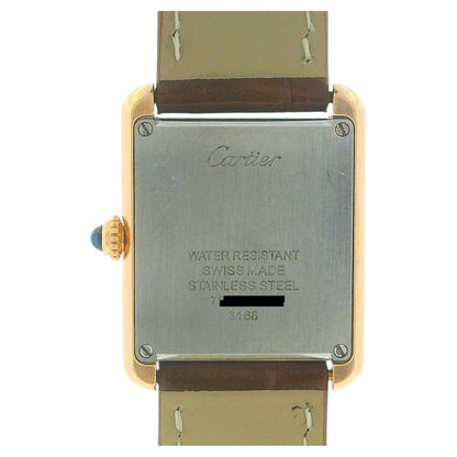 Cartier Tank Solo W5200024 18k Rose Gold Ladies Watch W/Papers 2016