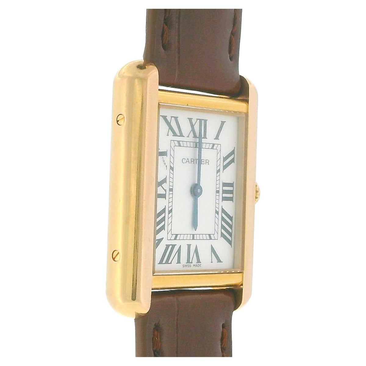 Cartier Tank Solo W5200024 18k Rose Gold Ladies Watch W/Papers 2016