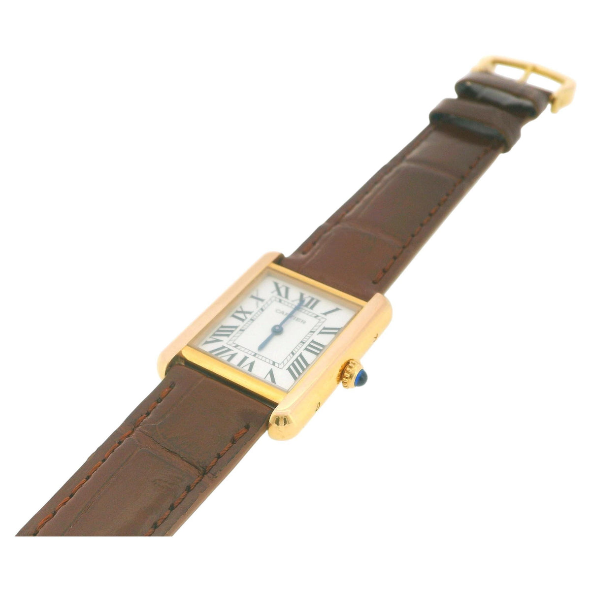 Cartier Tank Solo W5200024 18k Rose Gold Ladies Watch W/Papers 2016