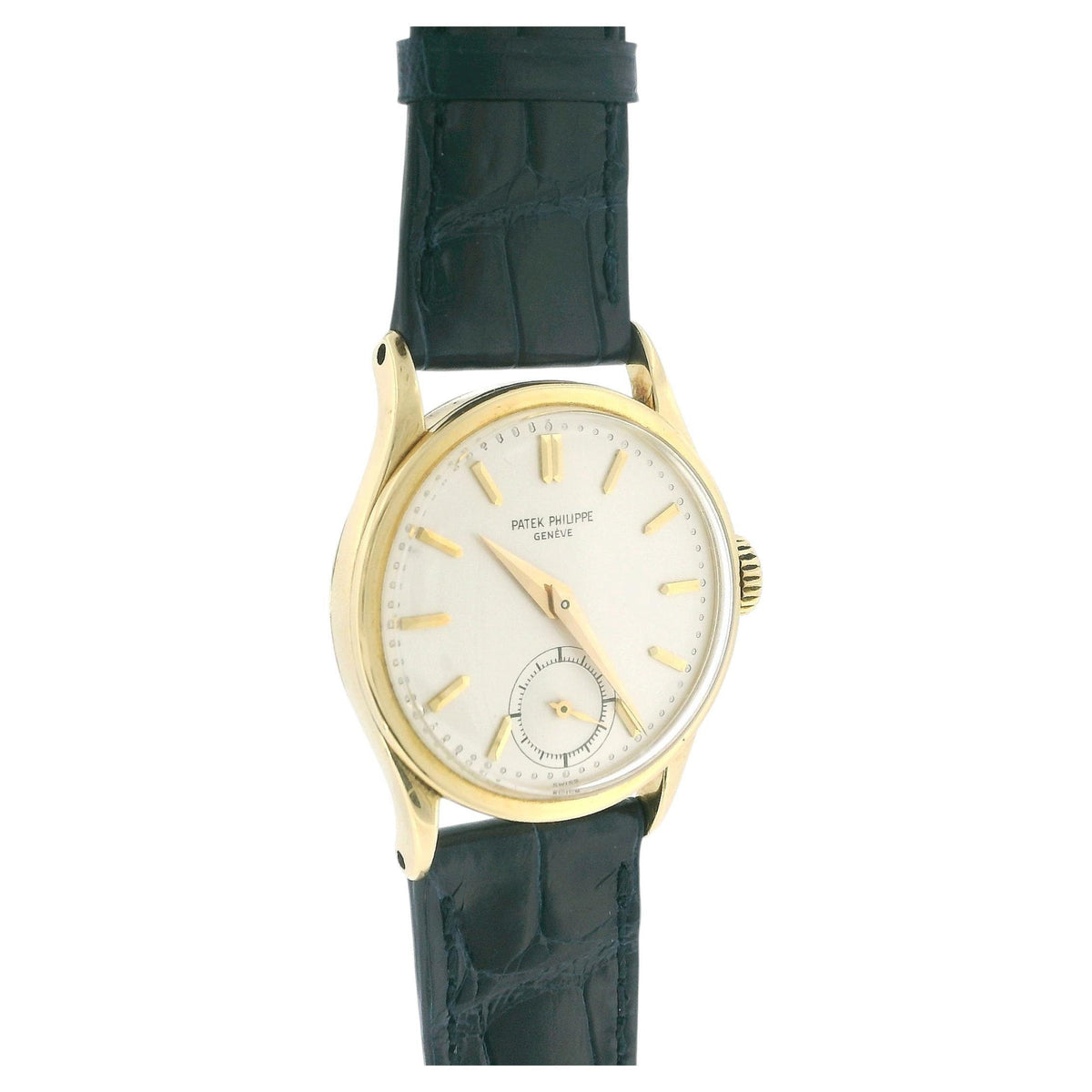 Patek Philippe Calatrava 96 18K Yellow Gold Vintage Watch W/Archives-1948