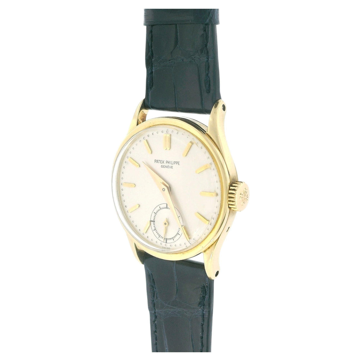 Patek Philippe Calatrava 96 18K Yellow Gold Vintage Watch W/Archives-1948