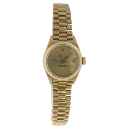 Rolex Datejust 69178 Champagne Dial Ladies Watch