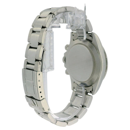 Daytona ZENITH 16520 Patrizzi Black Dial Mens Watch Tag, Box & Open Papers
