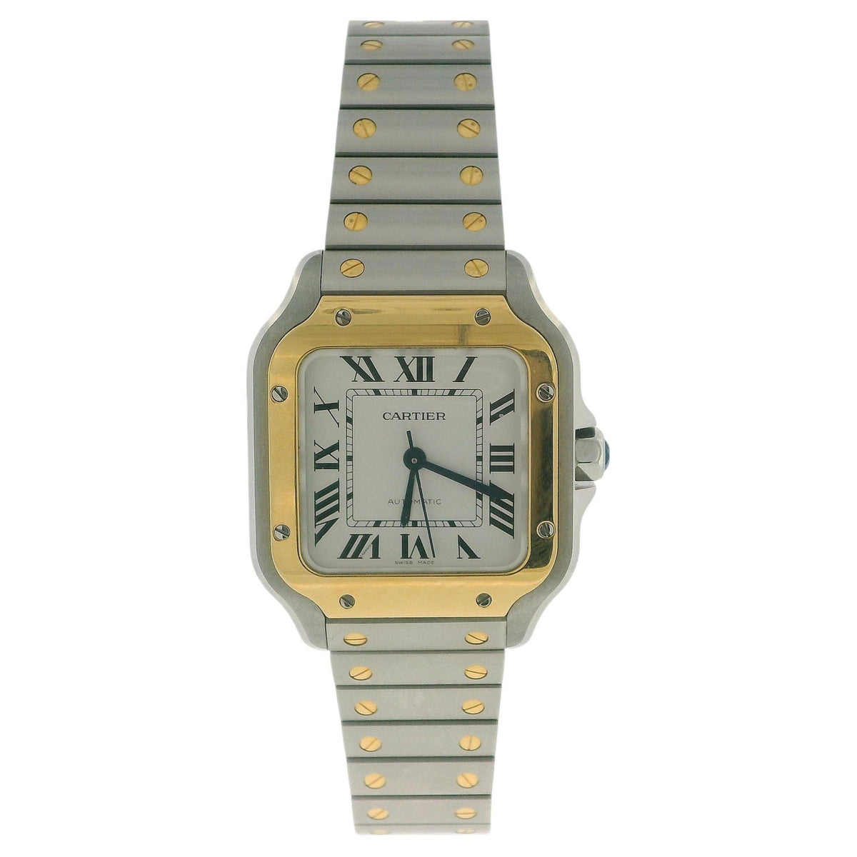 Cartier Santos De W2SA0016 Midsize Two-Tone Ladies Watch