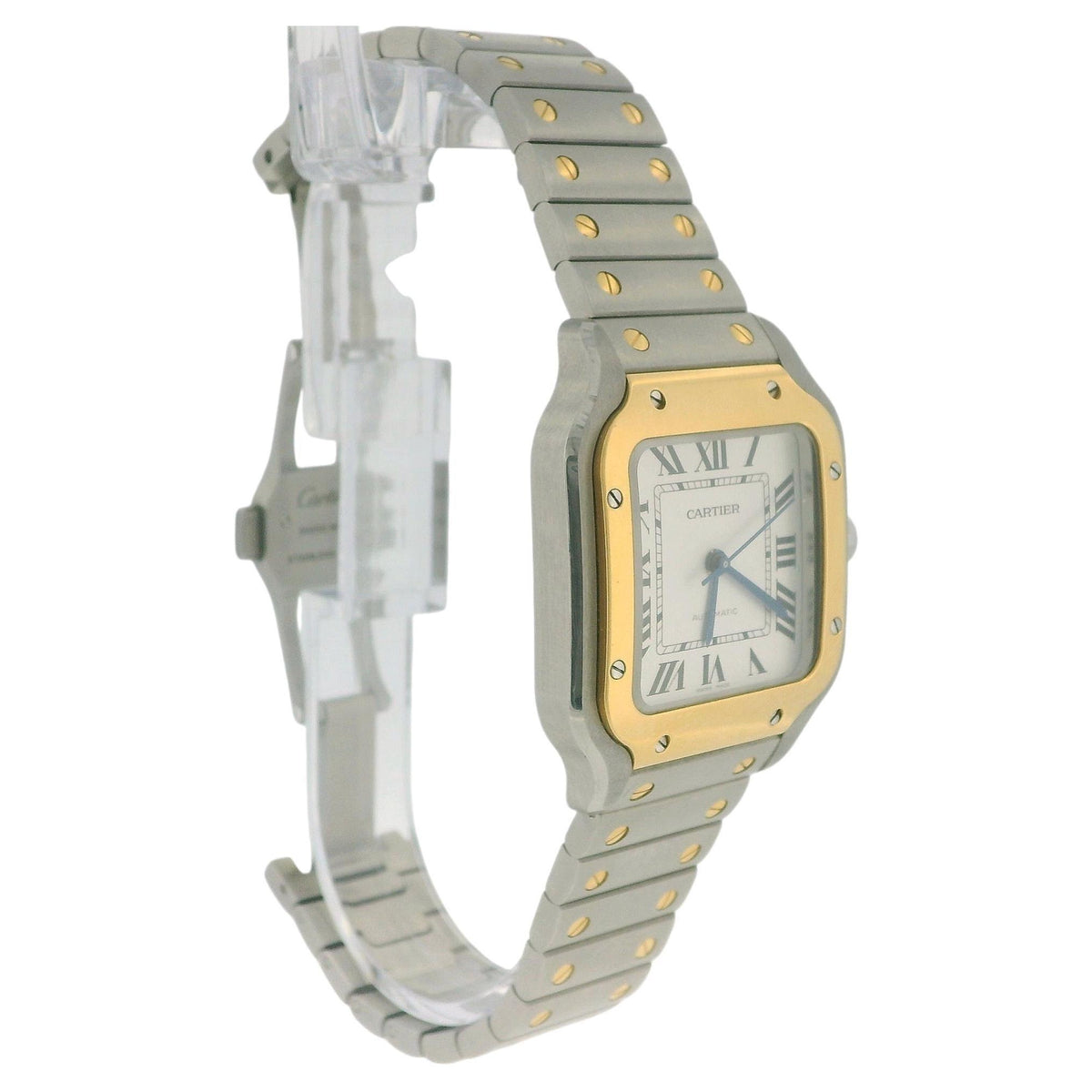 Cartier Santos De W2SA0016 Midsize Two-Tone Ladies Watch