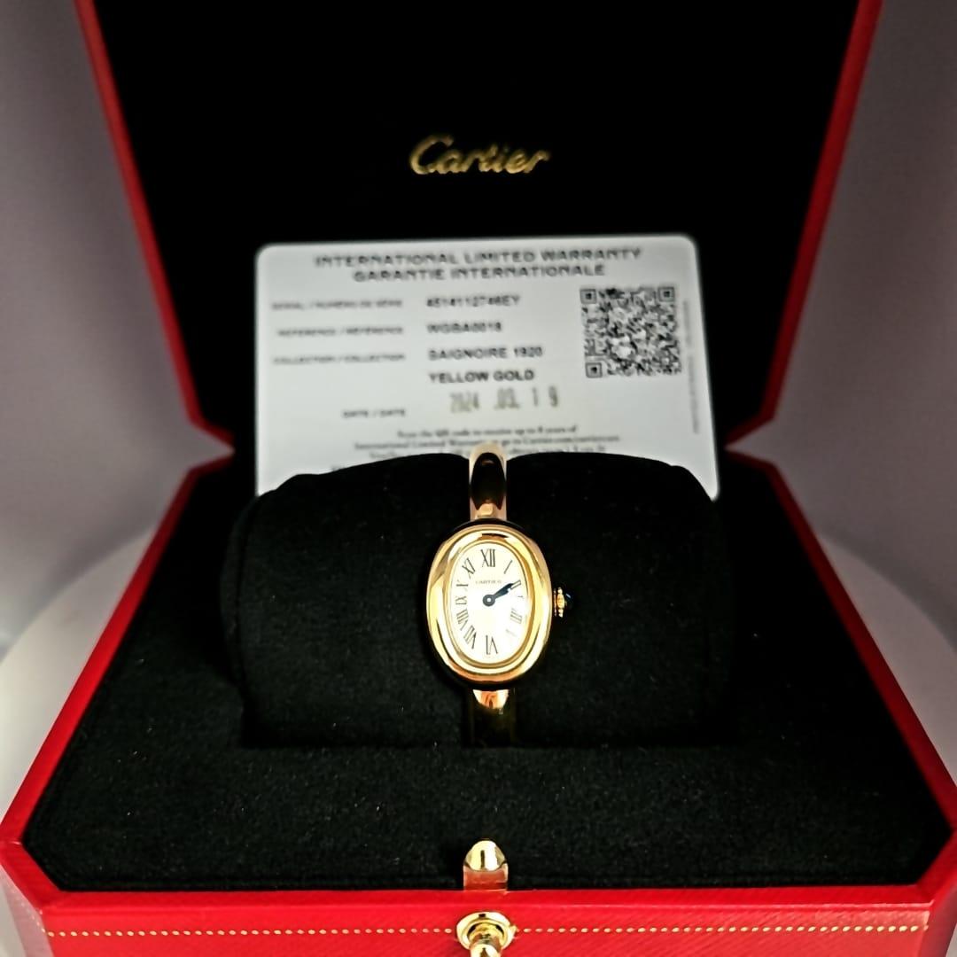Cartier Baignoire WGBA0018 Size 15 Ladies Watch Box Papers