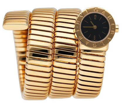 Bvlgari Serpenti Tubogas BB191T 18K Yellow Gold Ladies Watch