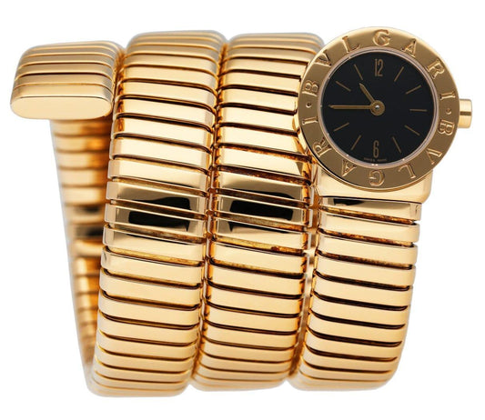 Bvlgari Serpenti Tubogas BB191T 18K Yellow Gold Ladies Watch