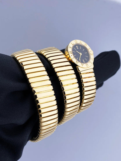 Bvlgari  Serpenti Tubogas BB191T 18K Yellow Gold Ladies Watch
