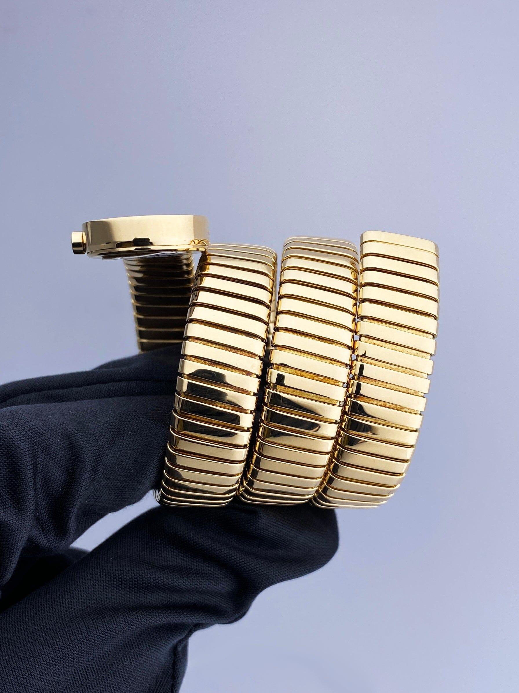 Bvlgari  Serpenti Tubogas BB 19 1T 18K Yellow Gold Ladies Watch