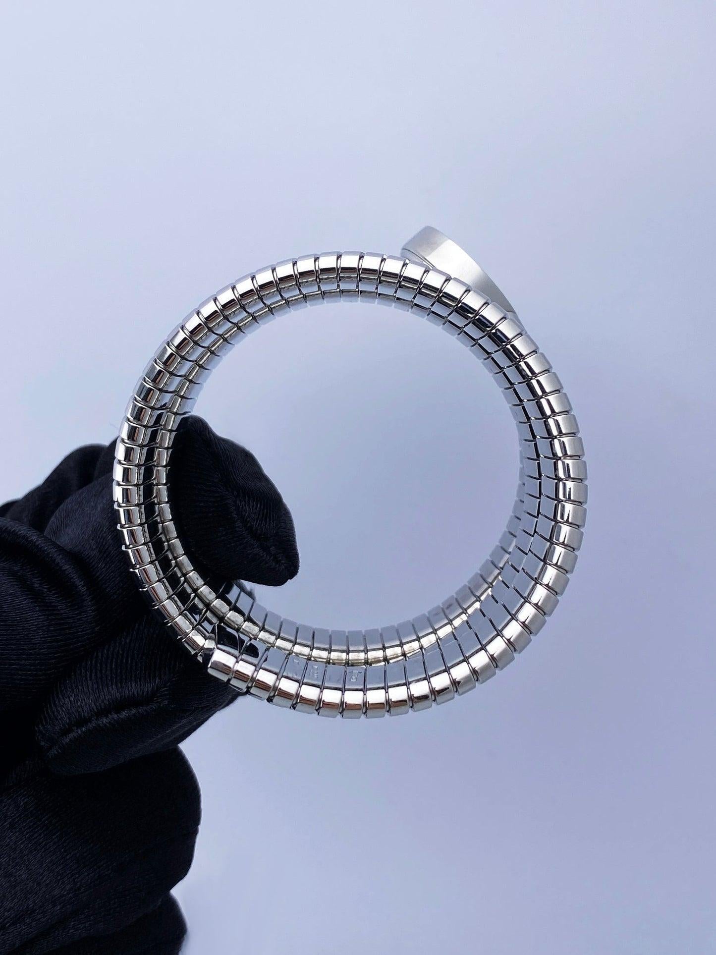 Bvlgari Serpenti Tubogas BB191TS Dimond Black Dial Ladies Watch.