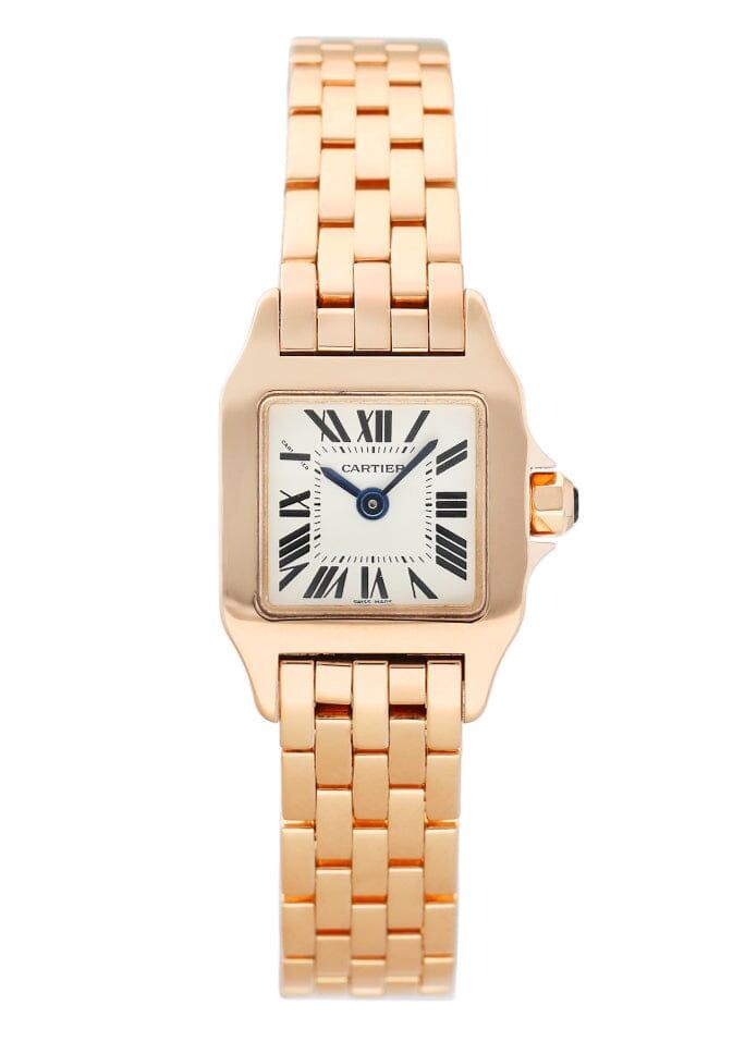 Cartier  Santos Mini Demoiselle W25077X9 18K Rose Gold Ladies Watch