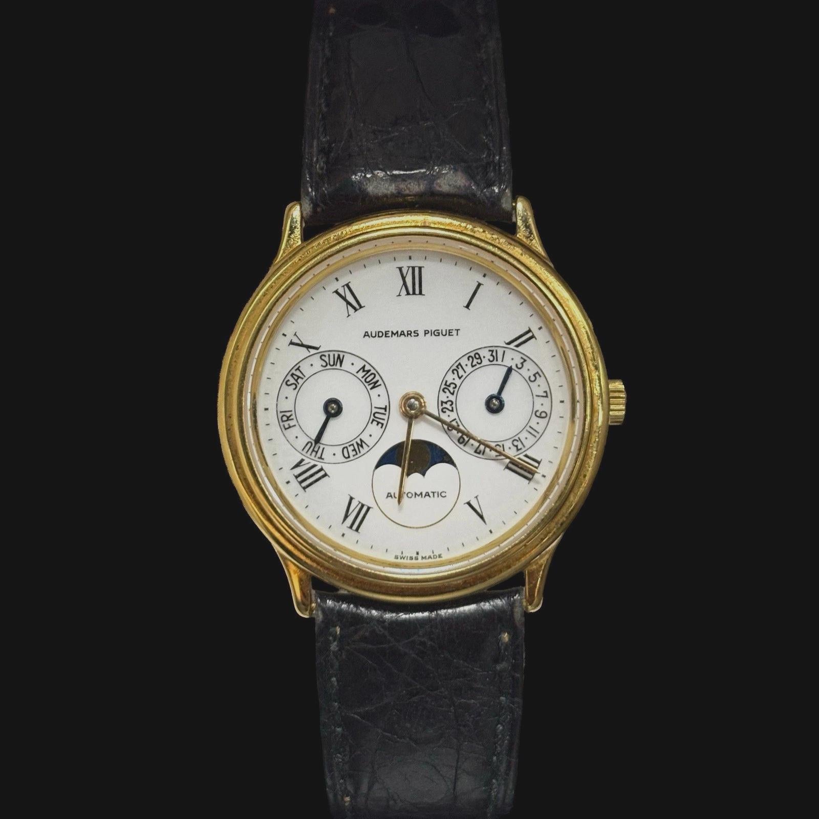 Audemars Piguet Day-Date Moonphase 25589BA 18K Yellow Gold  Watch
