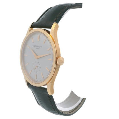 Patek Philippe Calatrava 5196R 18K Rose Goldn Watch Box & Papers