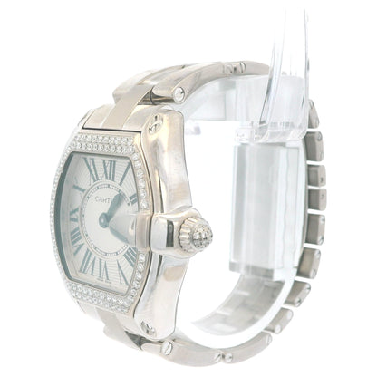Cartier Roadster WE5002X2 18K White Gold Diamond Ladies Watch