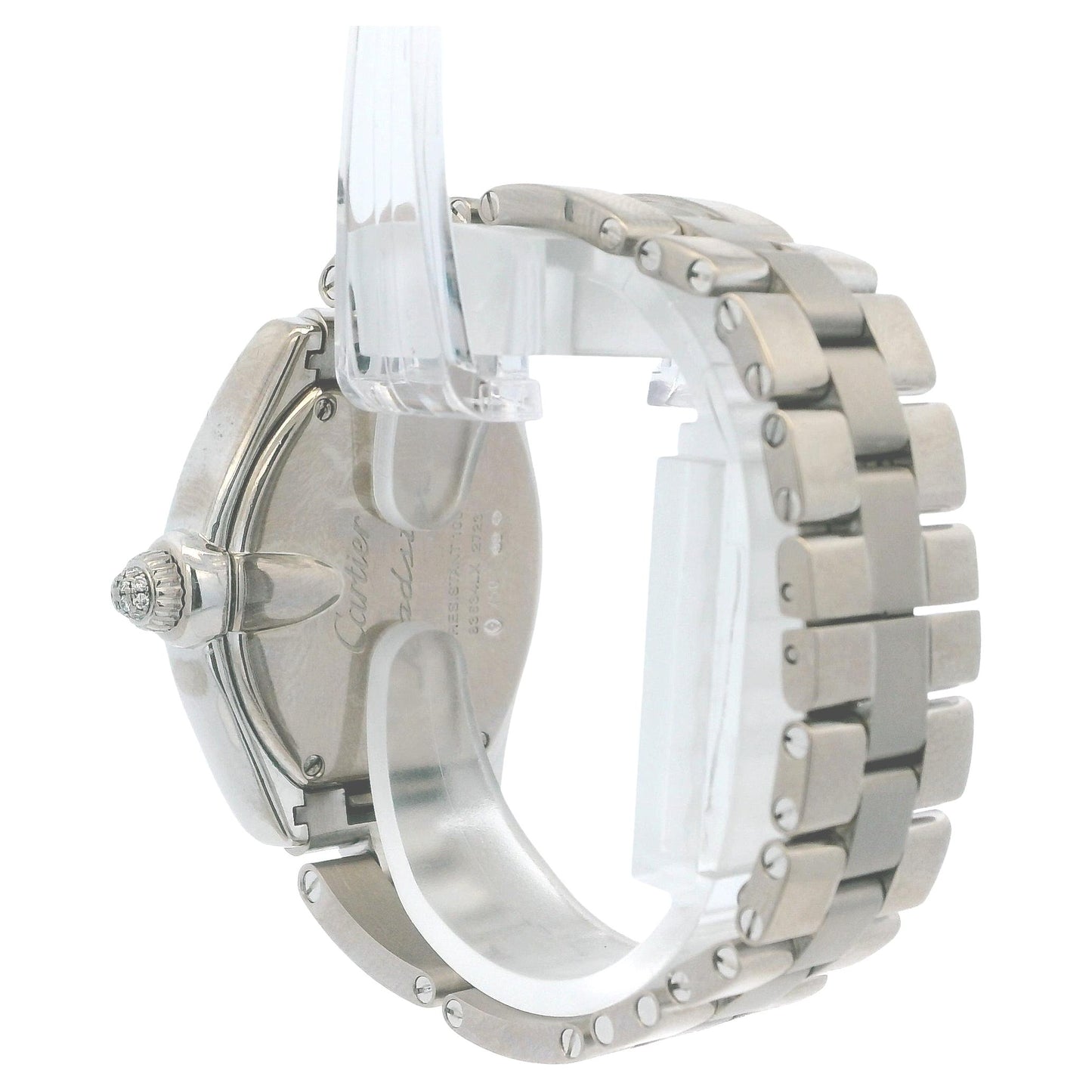 Cartier Roadster WE5002X2 18K White Gold Diamond Ladies Watch