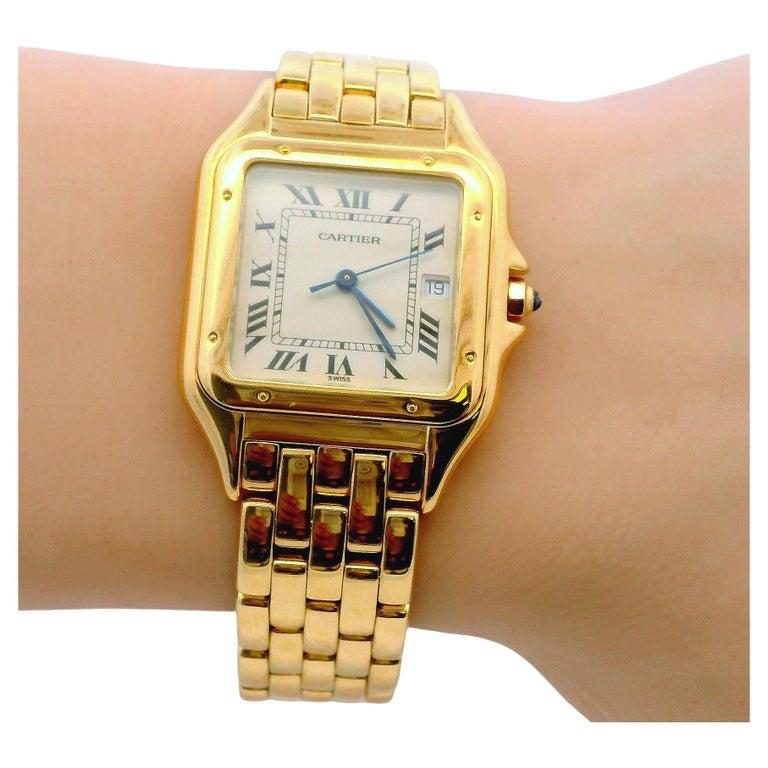 Cartier Panthère Large 18k Yellow Gold Watch