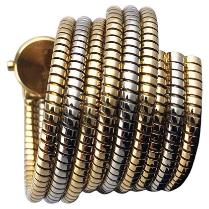 Bvlgari Serpenti Tubogas BB 19 1T 18K Tri Color Gold Ladies Watch