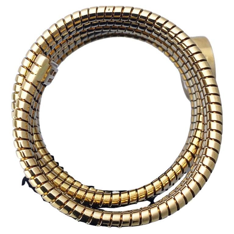 Bvlgari Serpenti Tubogas BB 19 1T 18K Tri Color Gold Ladies Watch