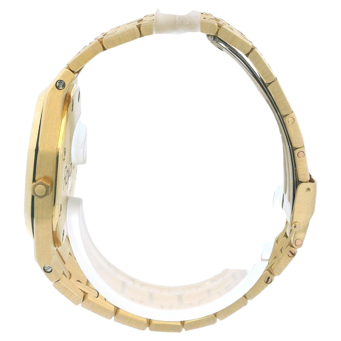 Audemars Piguet  Royal Oak 18K Yellow Gold Quartz Diamond Ladies Watch