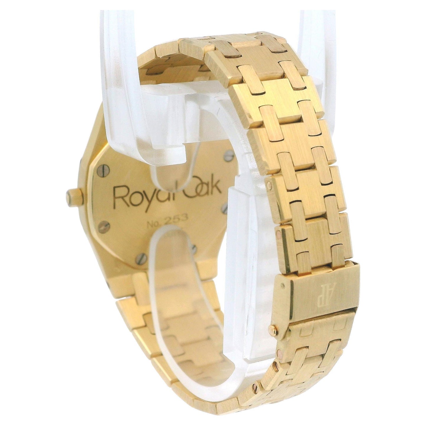 Audemars Piguet  Royal Oak 18K Yellow Gold Quartz Diamond Ladies Watch