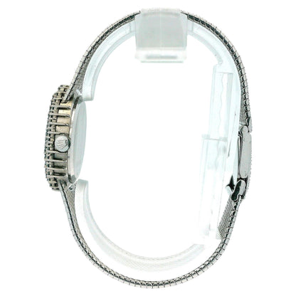 Rolex Cellini 694 18K White Gold Mechanical Onyx Dial Diamond  Vintage Watch