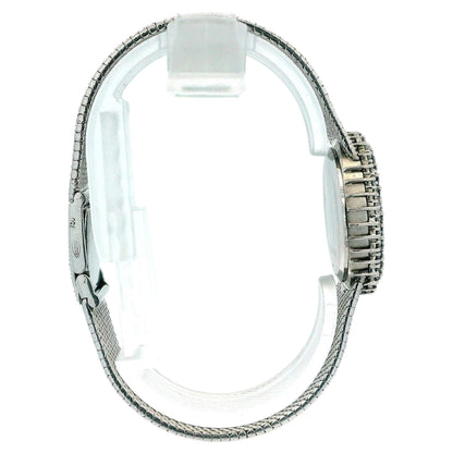 Rolex Cellini 694 18K White Gold Mechanical Onyx Dial Diamond  Vintage Watch