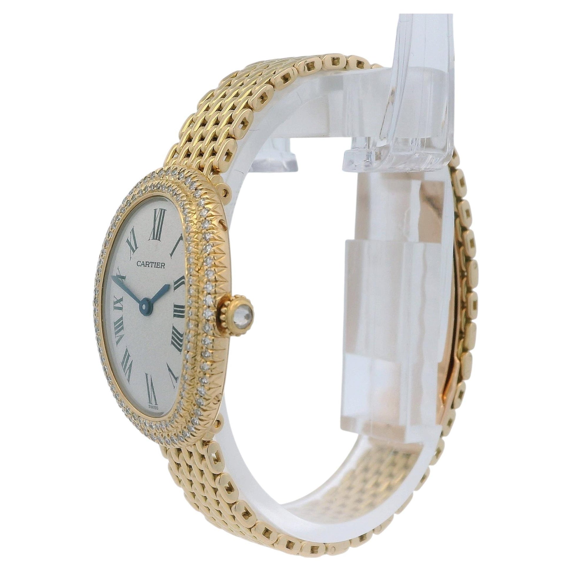 Cartier Baignoire 82091177 18K Yellow Gold Factory Diamond Gran De Ris Bracelet