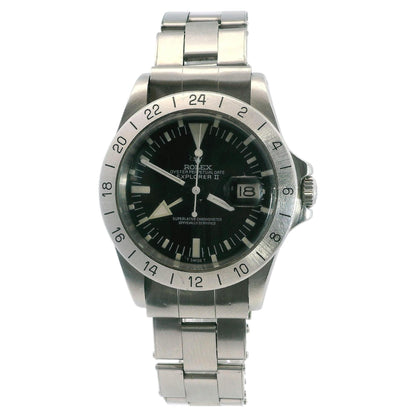 Rolex Explorer II 1655 'Albino Freccione' Vintage Steel Mens Watch W/Papers