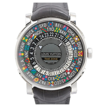 Louis Vuitton Q5D200 Escalar Automatic Time zones Watch Box & Papers