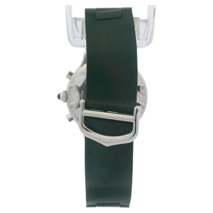 Cartier 21 Chronoscaph W10125U2 Stainless Steel & Rubber Watch