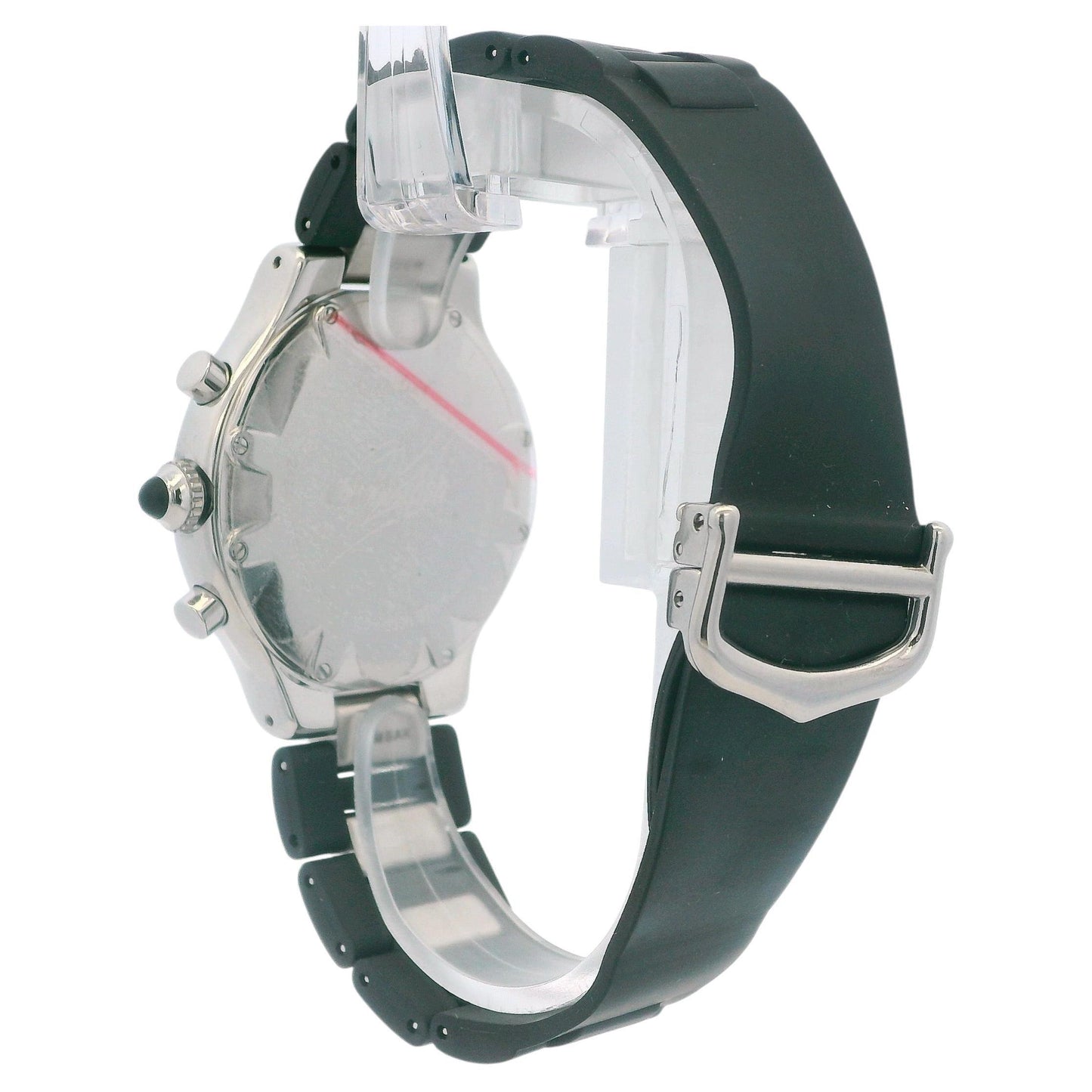Cartier 21 Chronoscaph W10125U2 Stainless Steel & Rubber Watch