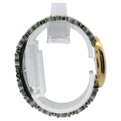 Cartier Baignoire W15045D8 18k Yellow Gold Steel Ladies Watch