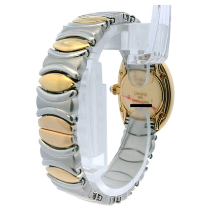 Cartier Baignoire W15045D8 18k Yellow Gold Steel Ladies Watch