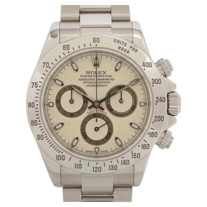 Rolex Daytona 116520 Stainless Steel Cream Dial Box & Papers-2004