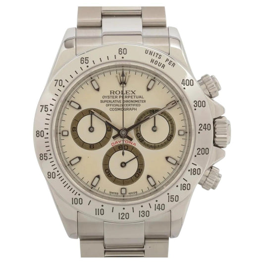 Rolex Daytona 116520 Stainless Steel Cream Dial Box & Papers-2004
