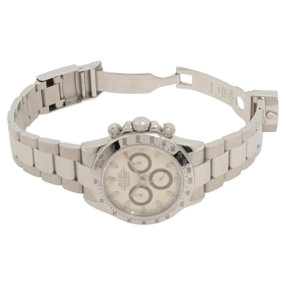 Rolex Daytona 116520 Stainless Steel Cream Dial Box & Papers-2004