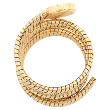Bvlgari Tubogas BB191T Serpenti 18K Yellow, White & Rose Gold Ladies Watch