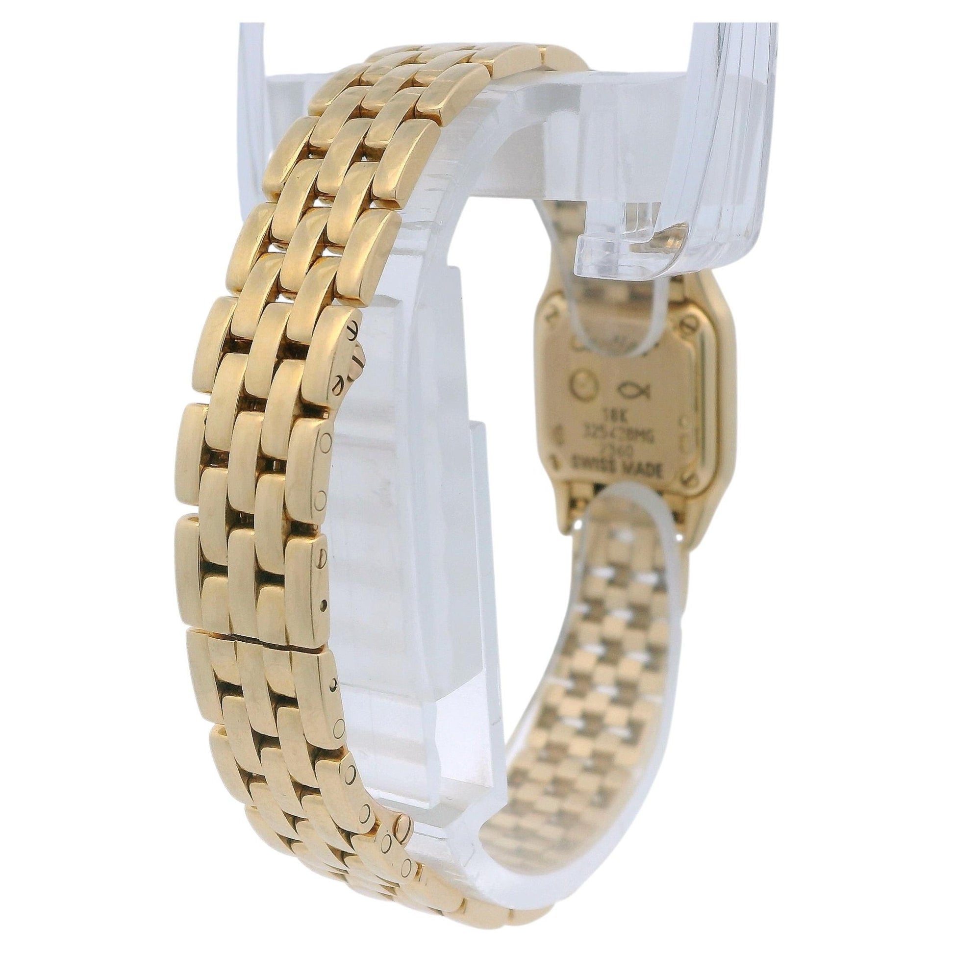 Cartier Panthere Mini WF3141B9 18K Yellow gold Diamond Ladies Watch