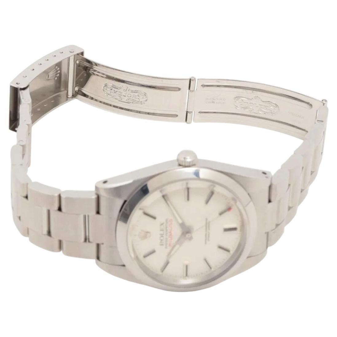 Rolex Milgauss 1019 Steel White Dial 38 MM Vintage Watch