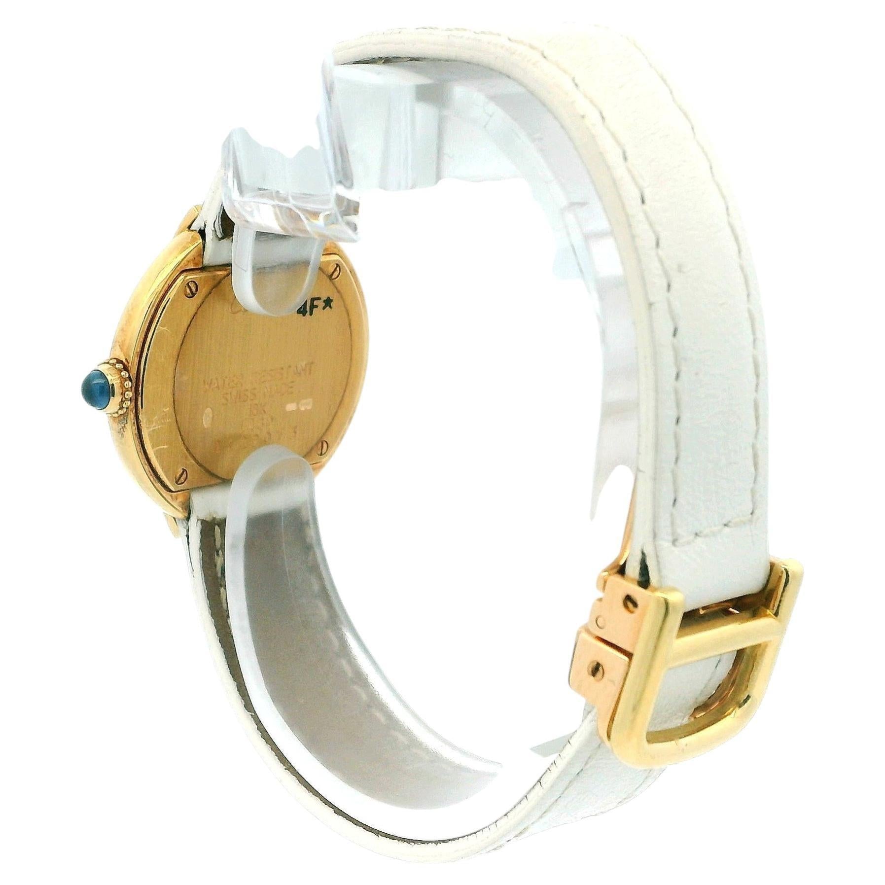 Cartier Ellipse W1513656 Art Deco 18K Yellow Gold Ladies Watch