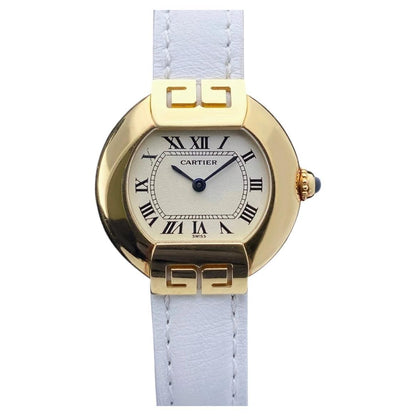 Cartier Ellipse W1513656 Art Deco 18K Yellow Gold Ladies Watch