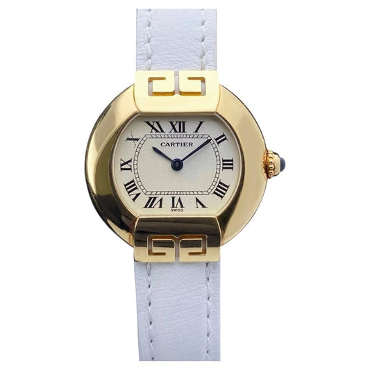 Cartier Ellipse W1513656 Art Deco 18K Yellow Gold Ladies Watch